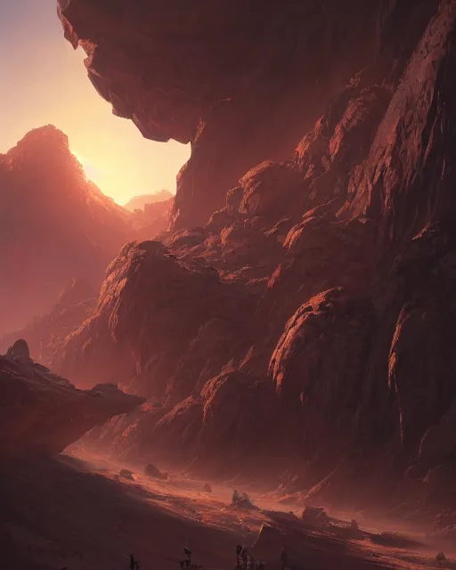 Image similar to a sunrise in the valley of fire, environment art, fantasy art, landscape art, in the style of greg rutkowski, illustration, epic, fantasy, intricate, hyper detailed, artstation, concept art, smooth, sharp focus, ray tracing