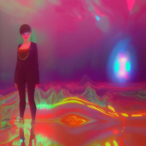 Prompt: psychedelic liquids, colorful, cinematic, by wlop, by ilyu kuvshinov, super detailed, unreal engine 5