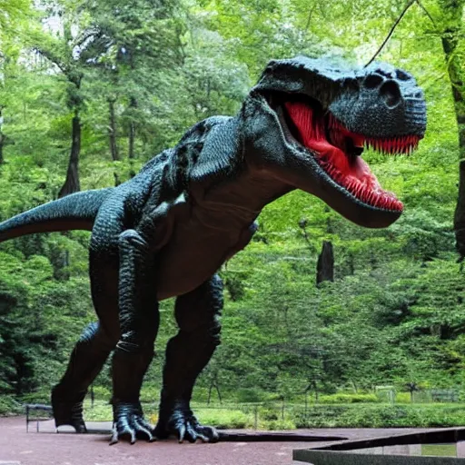 Image similar to NYTimes Bronx zoo has visiting T-Rex this weekend