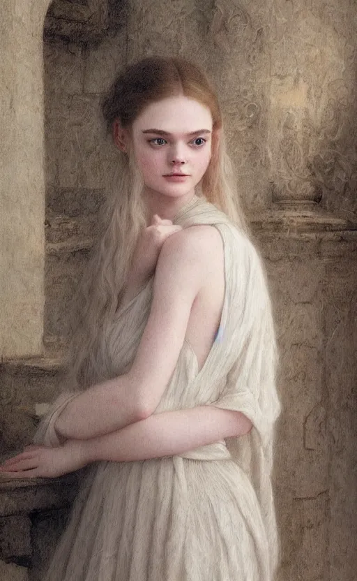 Prompt: elle fanning elle fanning elle fanning traditional corsican, intricate, highly detailed, artstation, illustration, jurgens, rutkowski, bouguereau