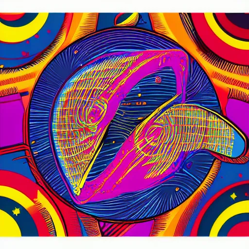 Image similar to 2 planet collapse particle fusion element macro cosmic art by butcher billy, sticker, colorful, illustration, highly detailed, simple, smooth and clean vector curves, no jagged lines, vector art, smooth andy warhol style