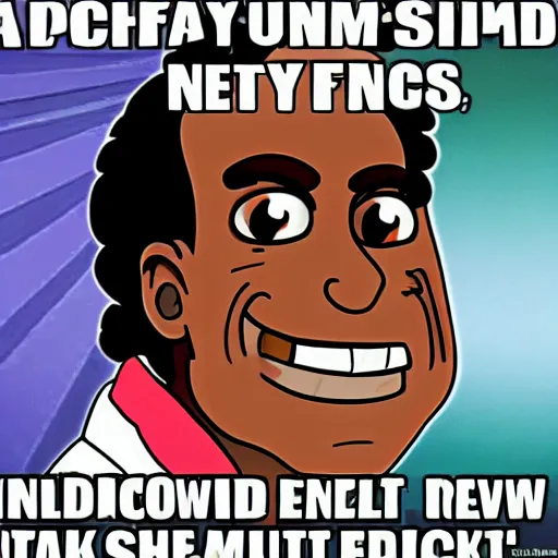 Prompt: Apu Apustaja thumbs up meme