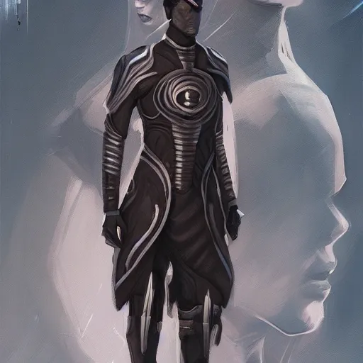 Image similar to fashion design futuristic emperor, concept art by jama jurabaev, cinematic shot, trending on artstation, high quality, brush stroke