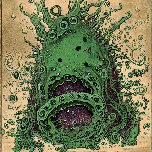 Prompt: a shoggoth