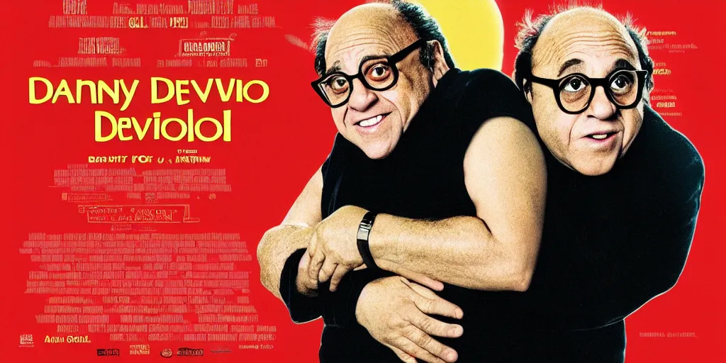 Prompt: danny devito starring as the housecat. movie poster. cinematic. photograph 35mm.