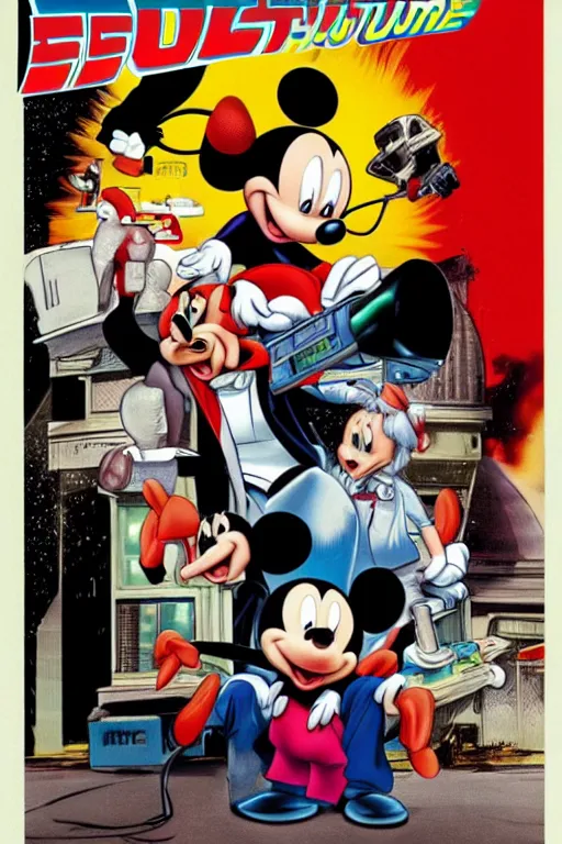 Image similar to Back to The Future part 96: the revenge starring Mickey Mouse