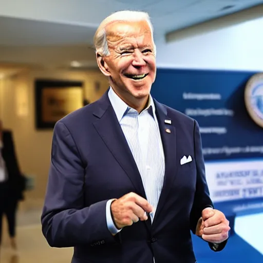 Image similar to joe biden getting an infusion