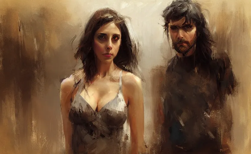 Prompt: alison brie jeremy mann