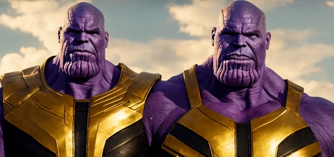 Prompt: a very high resolution image from a new movie. thanos, photorealistic, photography, directed by wes anderson