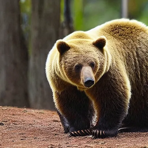 Image similar to “A Bear mixed with a quokka”