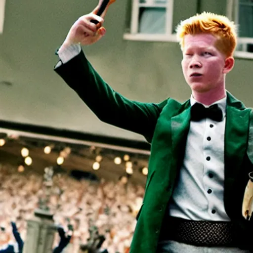 Prompt: movie still of kevin de bruyne in the godfather,