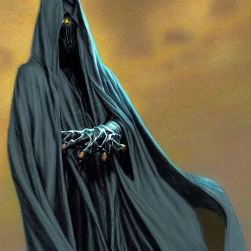 Image similar to Ringwraith Nazgul by Mark Brooks, Donato Giancola, Victor Nizovtsev, Scarlett Hooft, Graafland, Chris Moore