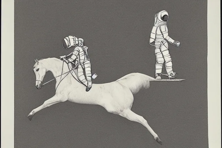 Image similar to horse on top of an astronaut, astronaut under the horse, arstation