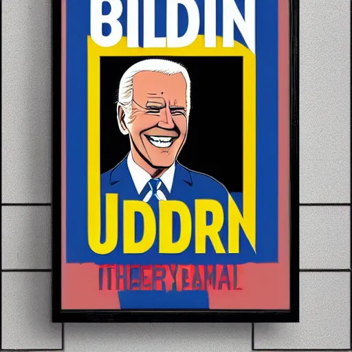 Image similar to biden lgbt poster in style of nazi propaganda