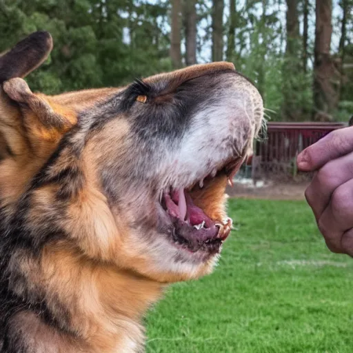 Prompt: The moment a werewolf realizes he is a good boy.