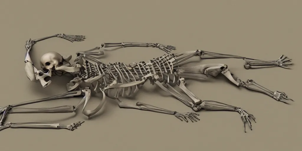 Prompt: Blueprint for a womens skeleton by Josef albers, hyperrealistic, cgsociety, 8k octane render, oil painting