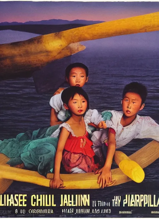 Prompt: poster for an film called the chinese child's journey in the philippine islands, 8 k, hd, photo by slim aarons