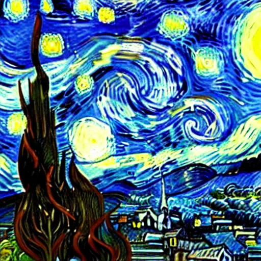 Image similar to Realistic photo of Van Gogh