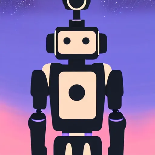 Image similar to a robot with a crt monitor for a head and wearing a leather bomber jacket, black sweatpants, pastel aesthetic, studio ghibli, character design, fantasy, 8 k resolution