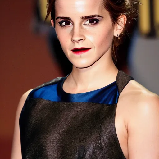 Image similar to reptilian emma watson