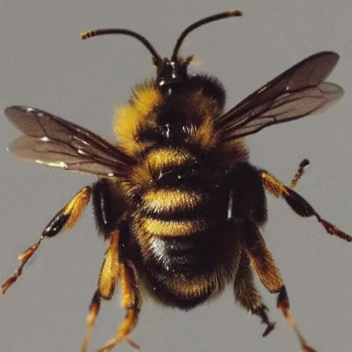 Image similar to bee with human face