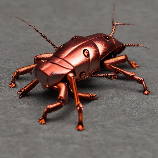 Prompt: end times paradox rust metallic beetle robot frog, photorealistic, 8 k, ultra detailed, all colors, many lines.