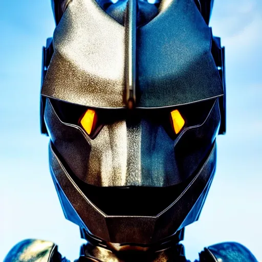 Image similar to chest up bust shot, realistic detailed stunning beautiful armored anthropomorphic humanoid robot female dragon, looking to the side with an elegant pose, smooth and streamlined armor and design made of steel, sharp claws and sharp teeth, high quality head, Slick LEDs, standing on two legs, on the beach during sunset, high quality, cinematic art, sci fi, sunset lighting, 3D render, 8k, artstation, deviantart, furaffinity