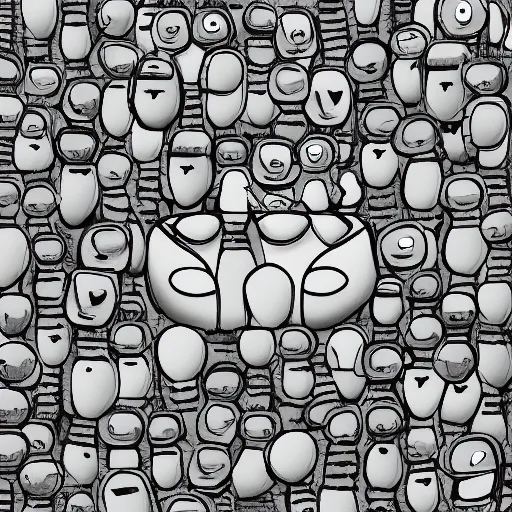 Image similar to photo of a scared anthropomorphic sofa, hiding behind humans, digital art