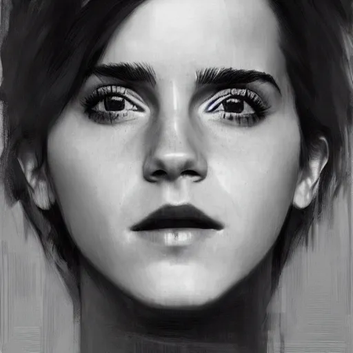 Prompt: emma watson by Retna by Richard Schmid by Jeremy Lipking by moebius by atey ghailan