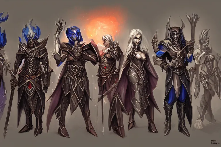 Image similar to dungeon dark elf, heroes of might and magic, trending on art station, fantasy, smooth