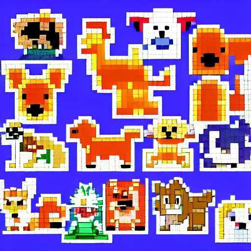 Pokemon Gen 1 Sprites redraw by Samurai_Canine -- Fur Affinity