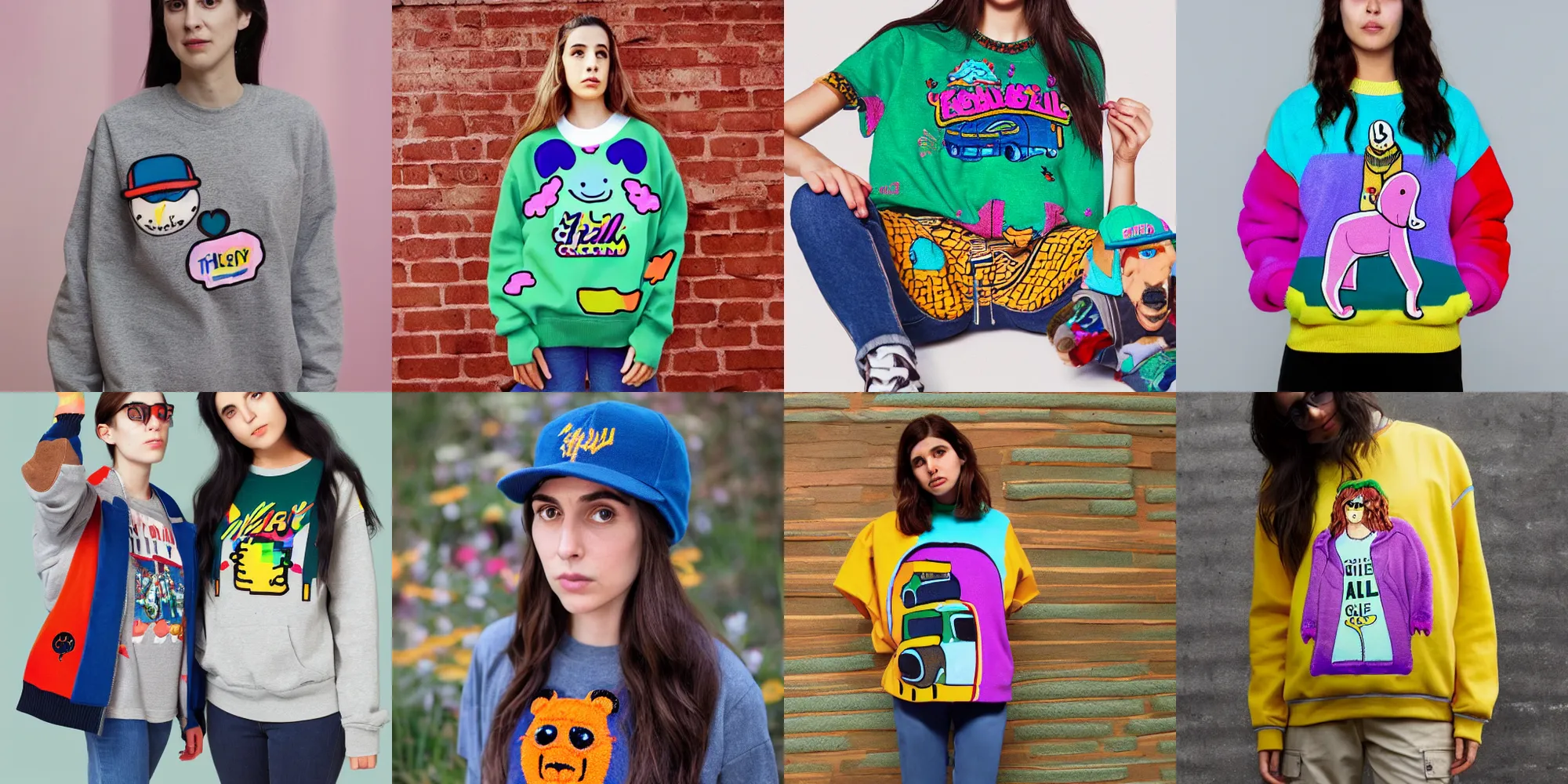 Prompt: hila klein teddy fresh ugly unreal engine stolen designs, etsy, fashion