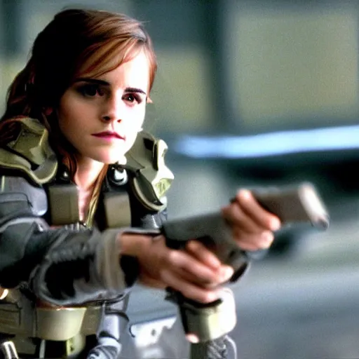 Image similar to beautiful still of Emma Watson in Stargate SG-1