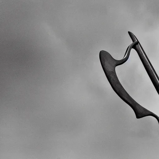 Image similar to There was once a boomerang. It was a bit too long. It flew a short distance, but it never came back. The crowd there, for hours, still waited for the boomerang.