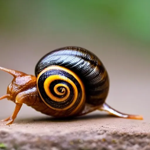 Prompt: real snail, perfect shot