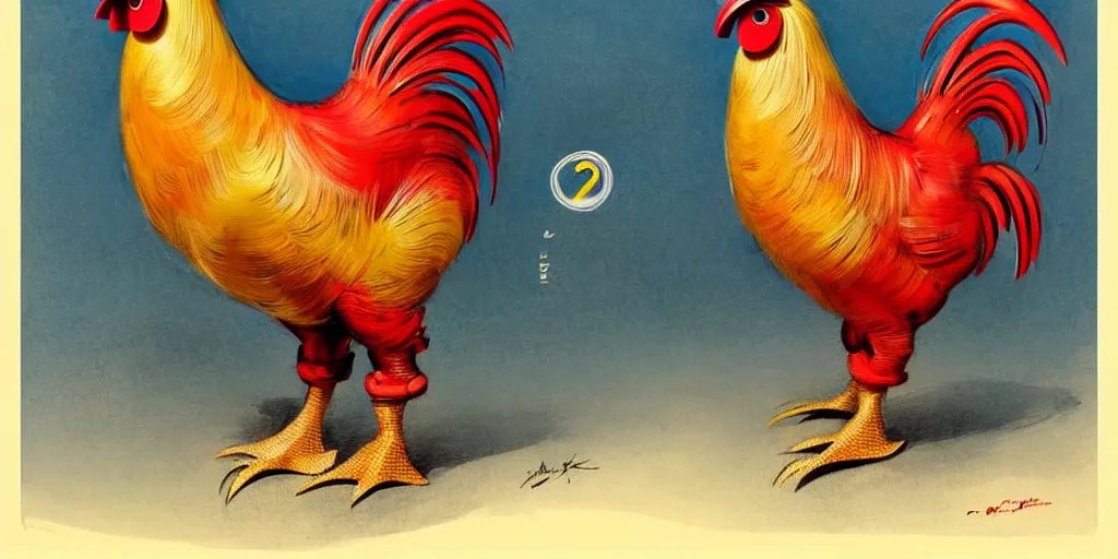 Image similar to ( ( ( ( ( 1 9 5 0 s retro future robot rooster. colourful. ) ) ) ) ) by jean - baptiste monge!!!!!!!!!!!!!!!!!!!!!!!!!!!!!!