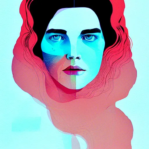 Image similar to portrait marina, soft light, by killian eng and conrad roset, inspired by cryptozoology, fine, sharp high detail, screen print,