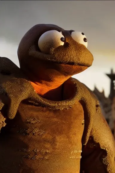 Prompt: very very intricate photorealistic photo of a goomba in an episode of game of thrones, photo is in focus with detailed atmospheric lighting, award - winning details