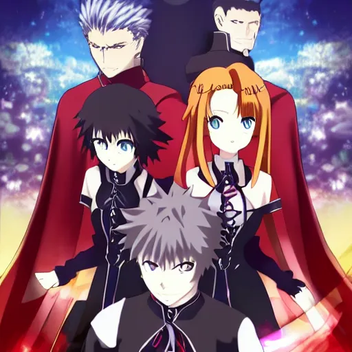 Image similar to fate / stay night, ufotable art style