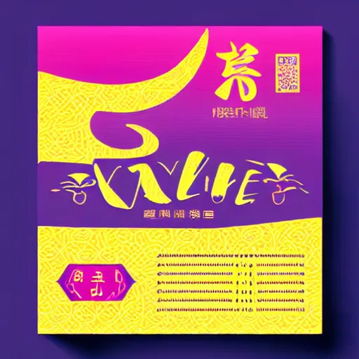 Image similar to square flyer design with bright and colourful vintage typographic Japanese kanji, layout design, illustrator vector graphics