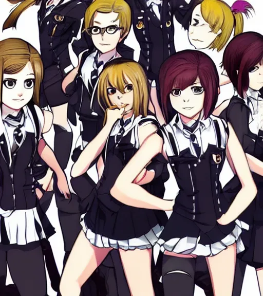 Prompt: emma watson in danganronpa