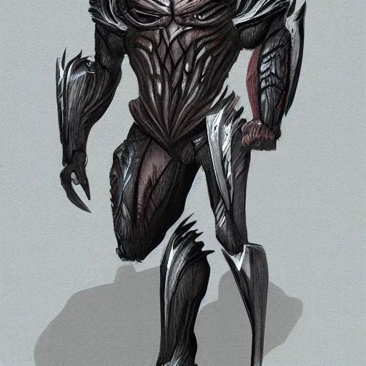 Image similar to concept art of predator redesign, overcast weather