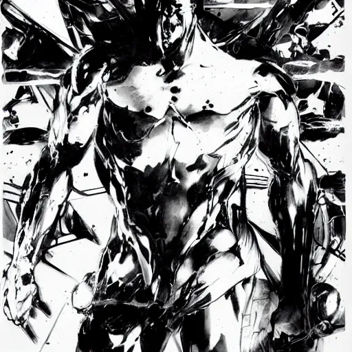 Image similar to tim allen apophasis by yoji shinkawa apophasis