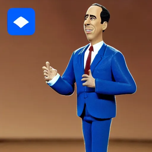 Image similar to jerry seinfeld claymation