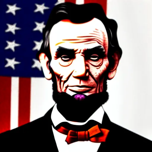 Prompt: color portrait of abraham lincoln as a gta 5 character, smoking a joint, correct face, uhd hyperdetailed