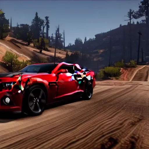 Image similar to 2 0 1 3 chevrolet camaro ss in red dead redemption 2