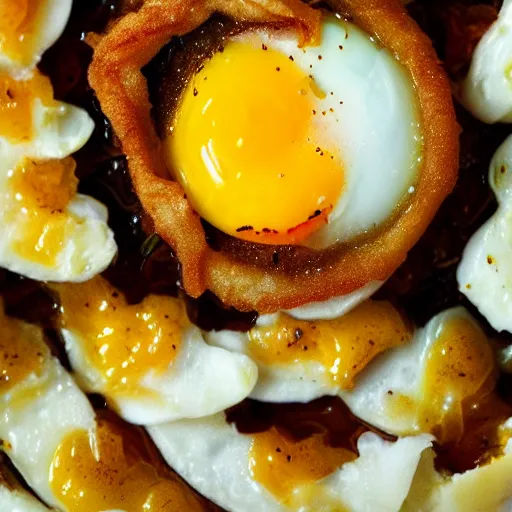 Prompt: close up high resolution photo of a fried egg, very tasty, food photography, instagram, realistic, trending