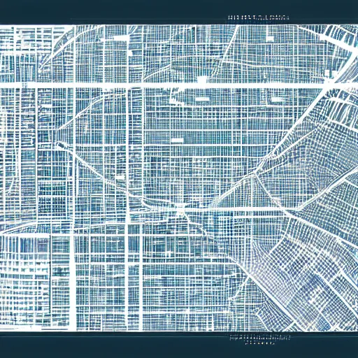 Prompt: hyperdetailed blueprint of shanghai, hd, sharp focus, illustration