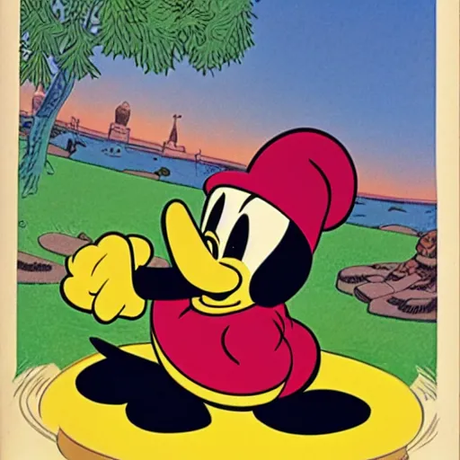 Image similar to picsou by Carl Barks