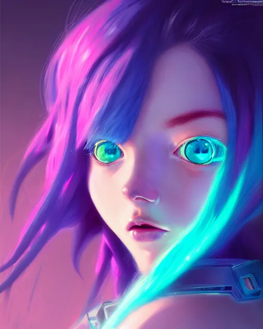 Image similar to art championship winner trending on artstation portrait of a goddess elven mecha warrior princess, head and shoulders, blue hair, matte print, pastel pink neon, cinematic highlights, lighting, digital art, cute freckles, digital painting, fan art, elegant, pixiv, by Ilya Kuvshinov, daily deviation, IAMAG, illustration collection aaaa updated watched premiere edition commission ✨✨✨ whilst watching fabulous artwork \ exactly your latest completed artwork discusses upon featured announces recommend achievement